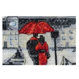 Kreuzstich-Set Besonderes Datum 20x20 cm AAH-050