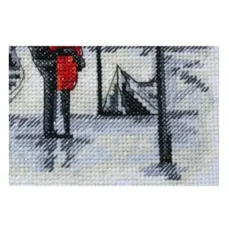 Набор для вышивания крестиком Особая дата 20x20 см AAH-050