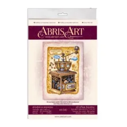 Kryželio siuvinėjimo rinkinys Kavos pupelės 40x54 cm AAH-040