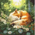 Kit de point de croix "Rêves d'été" 24x24cm SLETIL8103