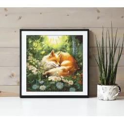 Kreuzstich-Set "Sommerträume" 24x24cm SLETIL8103