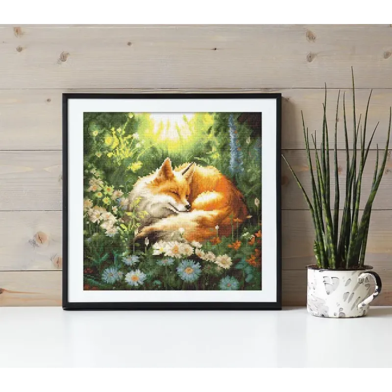 Kit de point de croix "Rêves d'été" 24x24cm SLETIL8103