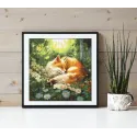 Kit de point de croix "Rêves d'été" 24x24cm SLETIL8103
