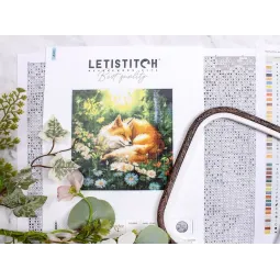 Cross stitch kit "Summer Dreams" 24x24cm SLETIL8103