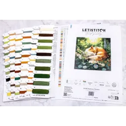 Набор для вышивания крестиком "Летние грёзы" 24x24см SLETIL8103