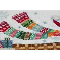 Kit de point de croix I am feeling a holiday 30x20 cm AAH-043