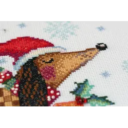 Kit de point de croix I am feeling a holiday 30x20 cm AAH-043