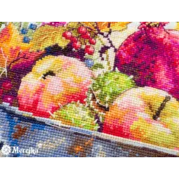 Набор для вышивания крестиком «Сентябрьская роса» 28x33 SK253