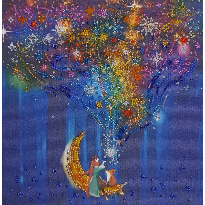 Набор для вышивки бисером среднего размера Dreamer 20x20 cm AAMB-092