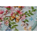 Kit de broderie de perles de taille moyenne Clés du printemps (Fleurs) 20x20 cm AAMB-020 Kit de broderie de perles de taille moyenne Clés du printemps (Fleurs) 20x20 cm AAMB-020