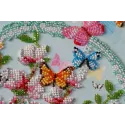 Kit de broderie de perles de taille moyenne Clés du printemps (Fleurs) 20x20 cm AAMB-020 Kit de broderie de perles de taille moyenne Clés du printemps (Fleurs) 20x20 cm AAMB-020
