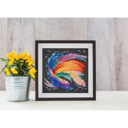 Pagrindinis rinkinys siuvinėjimui karoliukais margas Abris Art AAM-245