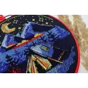 Наборы для вышивания крестиком с пяльцами Around the campfire 17x17 cm AAHM-074