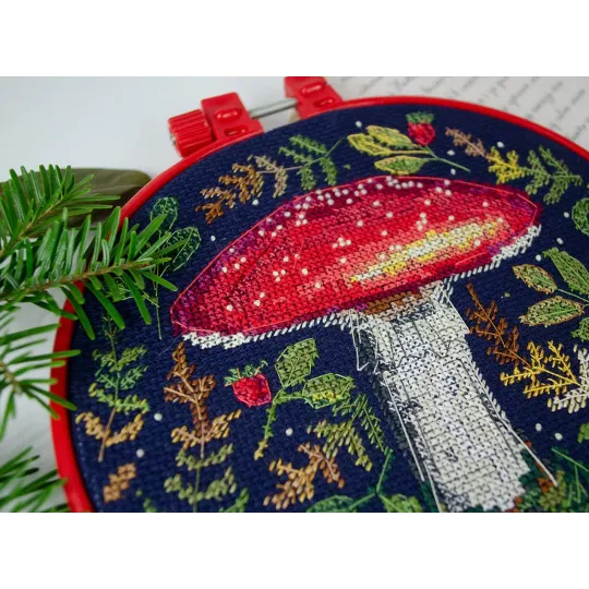 Наборы для вышивания крестиком с пяльцами В комплекте Forest handsome 17x17 см AAHM-071 Наборы для вышивания крестиком с пяльцами В комплекте Forest handsome 17x17 см AAHM-071