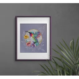 Kits de point de croix Oiseau de paradis (Scènes déco) AAH-203