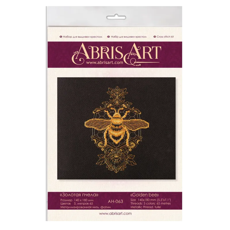 Kits de point de croix Abeille d'or Abris Art AAH-063