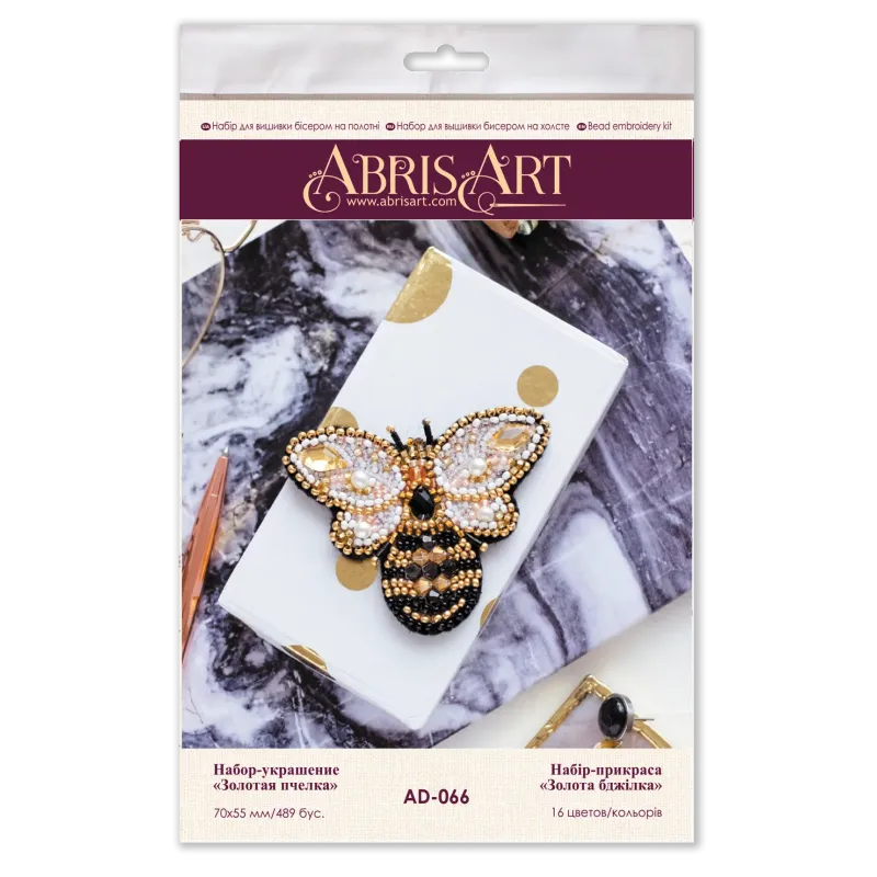Украшение Золотая пчела Abris Art AAD-066