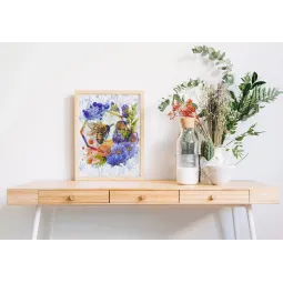 Kit de broderie de perles principal Fleur miel (Scènes de déco) Abris Art AAB-906