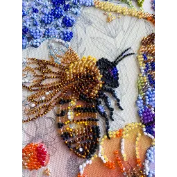 Основной набор для вышивки бисером Flower honey (Deco Scenes) Abris Art AAB-906
