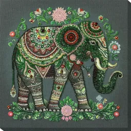 Hauptperlenstickerei-Set Majestätische Weisheit (Deco Scenes) Abris Art AB-902
