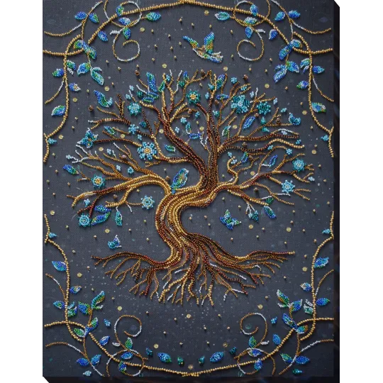 Основной набор для вышивки бисером Где живет сказка (Deco Scenes) Abris Art AB-888