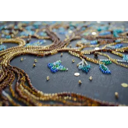 Pagrindinis rinkinys siuvinėjimui karoliukais Kur gyvena pasaka (Deco Scenes) Abris Art AB-888