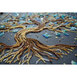 Pagrindinis rinkinys siuvinėjimui karoliukais Kur gyvena pasaka (Deco Scenes) Abris Art AB-888