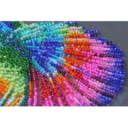 Haupt-Perlenstick-Set Regenbogen-Tanz (Deko-Szenen) Abris Art AB-822