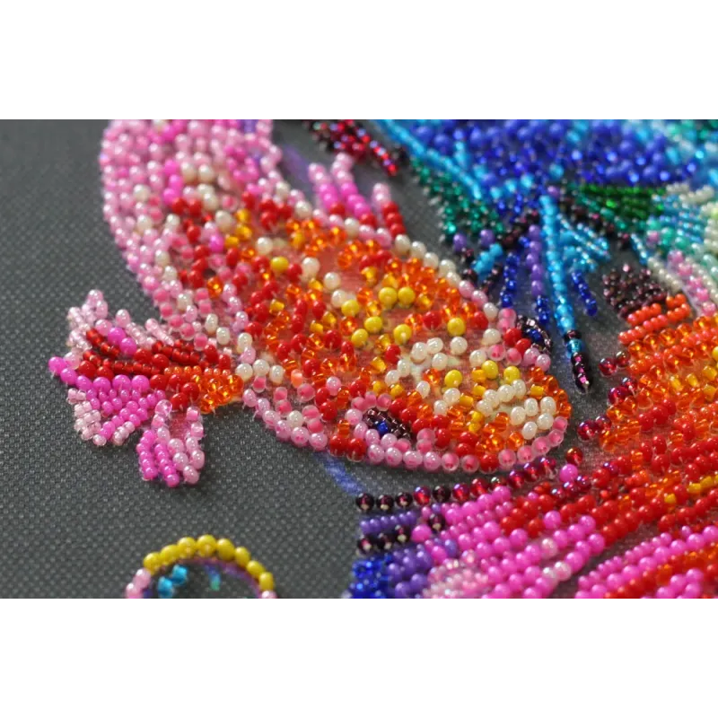Haupt-Perlenstick-Set Regenbogen-Tanz (Deko-Szenen) Abris Art AB-822