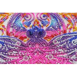 Pagrindinis rinkinys siuvinėjimui karoliukais Perlų kaskados (Deco Scenes) Abris Art AB-818