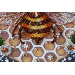 Haupt-Perlenstickerei-Set Honigpflanze (Deco Scenes) AAB-815