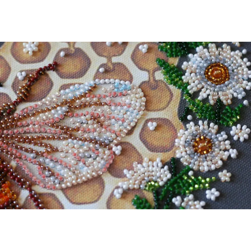 Haupt-Perlenstickerei-Set Honigpflanze (Deco Scenes) AAB-815
