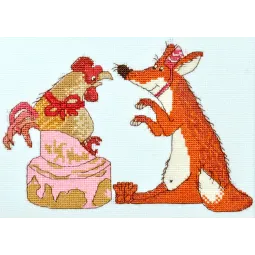 Kreuzstich-Set - Aine Kollektion "Happiest Birthday" 21x15 cm SRA1007