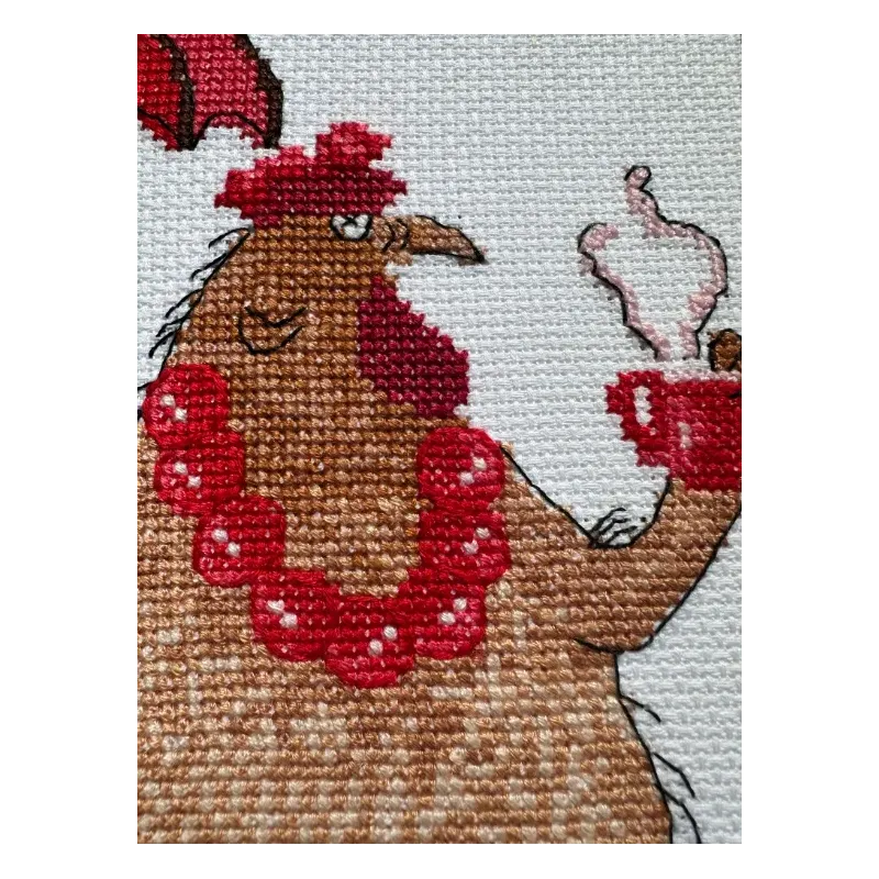 Набор для вышивания крестом - Коллекция Aine "Coffee Break" 15 x 21 cm SRA1005