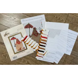 Набор для вышивания крестом - Коллекция Aine "Coffee Break" 15 x 21 cm SRA1005