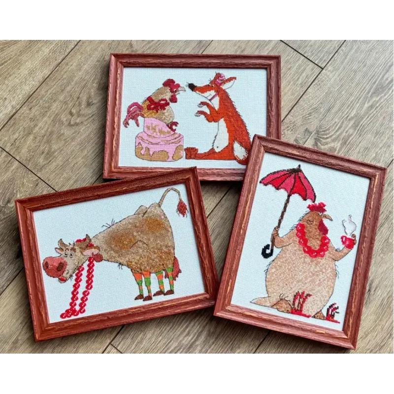 Набор для вышивания крестом - Коллекция Aine "Coffee Break" 15 x 21 cm SRA1005