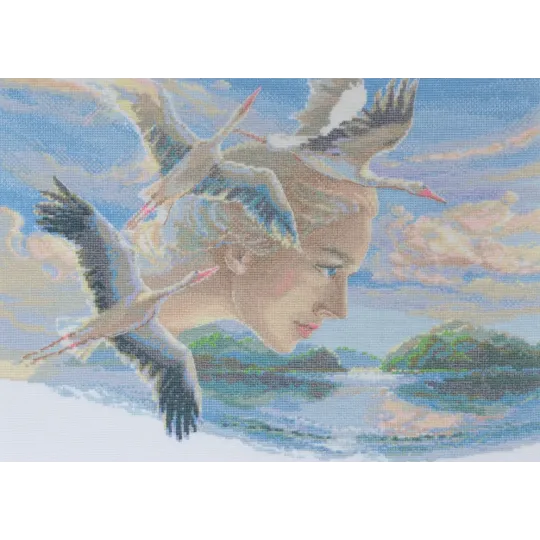 Набор для вышивания крестиком - Коллекция Aine "Мать природа. Небо" 40x30 cm SRA1002