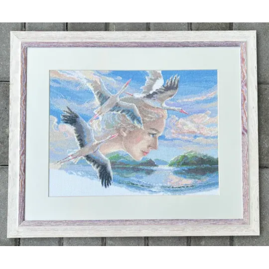 Набор для вышивания крестиком - Коллекция Aine "Мать природа. Небо" 40x30 cm SRA1002
