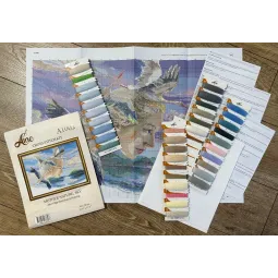 Cross stitch kit - Aine collection "Mother Nature. Sky" 40x30 cm SRA1002