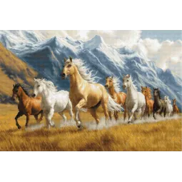 Kreuzstich-Set "Freier Geist" 48x32cm SB704