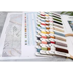 Набор для вышивания крестом «Кондитерская» 24x24см SLETIL8098