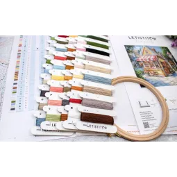 Kreuzstich-Set "Konditorei" 24x24cm SLETIL8098