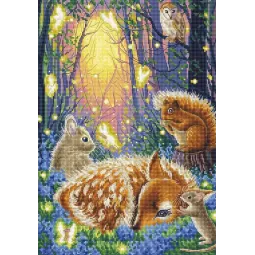 Cross stitch kit "Forest of Dreams" 21x30cm SLETIL8096