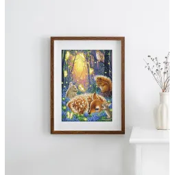 Набор для вышивания крестом "Лес мечты" 21x30см SLETIL8096