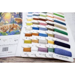 Kreuzstich-Set "Wald der Träume" 21x30cm SLETIL8096