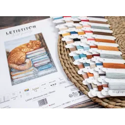 Kit de point de croix « Sieste de l'après-midi » 18x24cm SLETIL8095