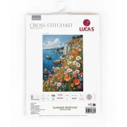 Cross stitch kit "Summer perfume" 27x38cm SBU5054