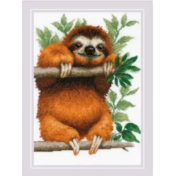 Cross stitch kit "Sloth" 21x30 SR2213