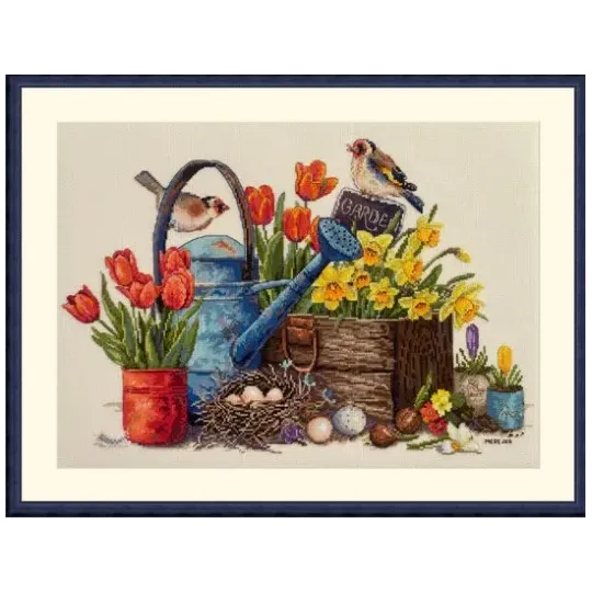 Набор для вышивания крестом "Весенний сад" 27x40 SK251