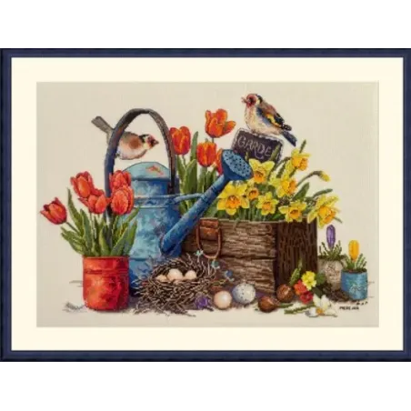 Набор для вышивания крестом "Весенний сад" 27x40 SK251